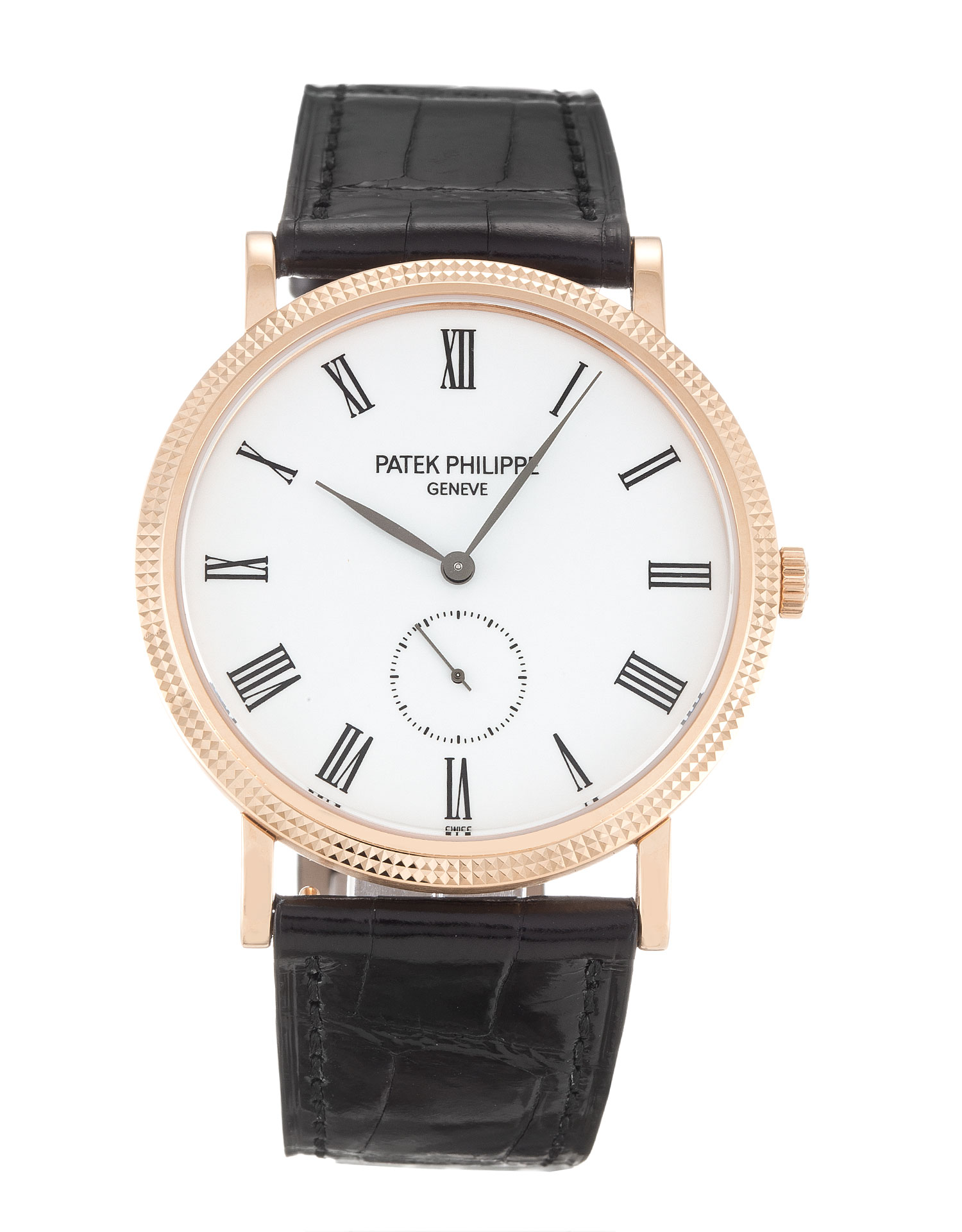 Men Patek Philippe Calatrava 5119R White Roman Numeral replica